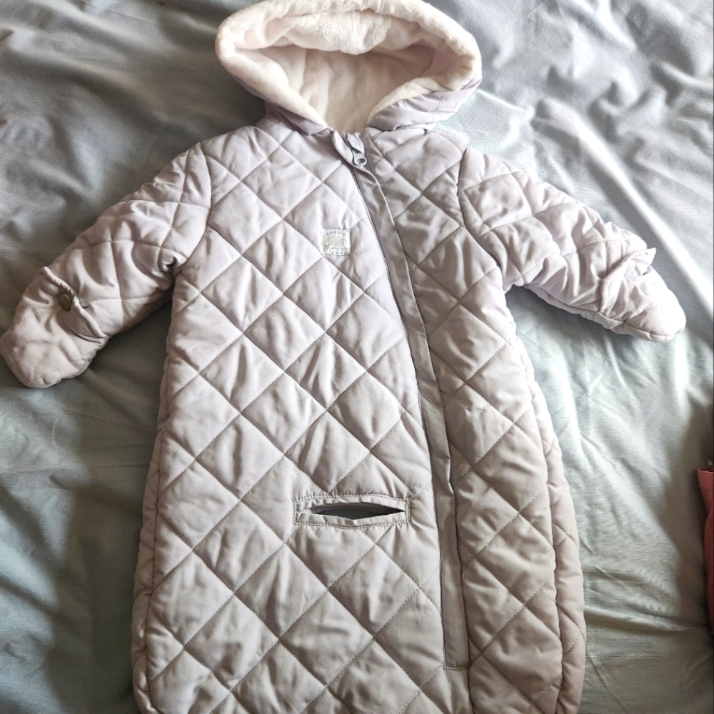 Light Grey baby snow suit!